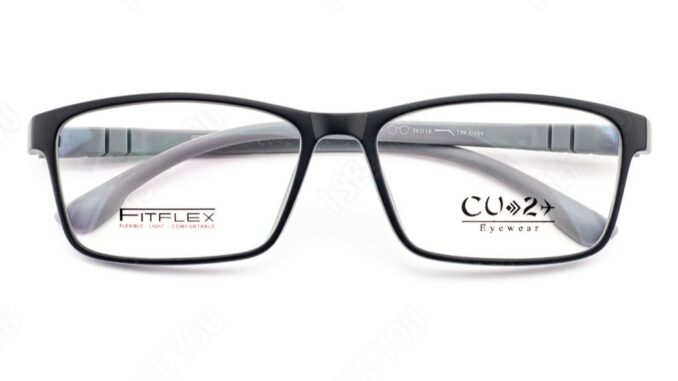 กรอบแว่นตา เกาหลี CU2 Fit Flex 1545 TR90 สีดำ-เทา กรอบแว่นตา เกาหลี CU2 Fit Flex 1545 TR90 สีดำ-เทา