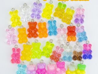 จี้เรซิ่นหมีจอลลี่แบร์ Cute Jolly Cartoon Bear Pendant Charms สําหรับทําเครื่องประดับ Diy [พร้อมส่งในไทย)