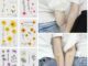 แทททู  Daisy เดซี่ ดอกทานตะวัน (B4) เป็นแบบชั่วคราว 2-7 วัน ติดแล้วสีขึ้นเลย สามารถลบออกได้