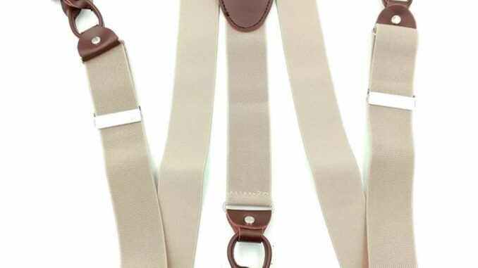 สายเอี๊ยมหนังแบบพกพาสําหรับผู้ชาย Suspenders สายเอี๊ยมหนังแบบพกพาสําหรับผู้ชาย Suspenders