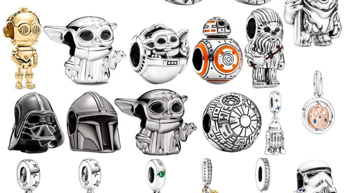 Pan Bracelet Charms Jewelry Plated Silver Star Wars Darth Vader Charm Beads Women DIY Jewellery