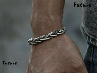 Future กําไลข้อมือเงินแท้ 925 แฮนด์เมด สไตล์ไทยวินเทจ สําหรับผู้ชาย