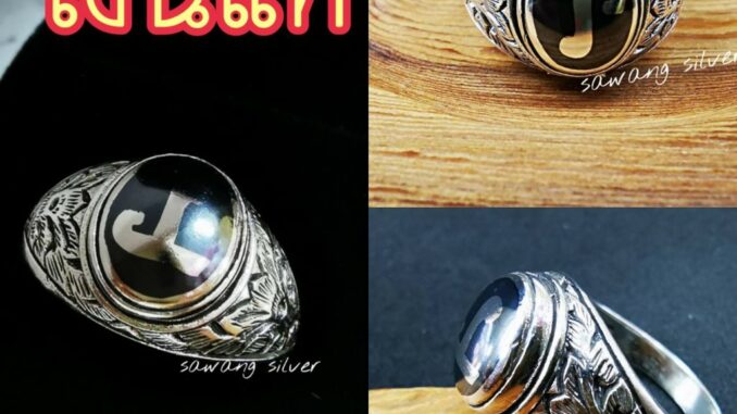 ส่งฟรี แหวนนะโมเงินแท้ ลงยาถม แหวนHandmade ดุนลายไทยด้านข้าง ผ่านพิธีปลุกเสกแล้ว รับประกัน แท้100%