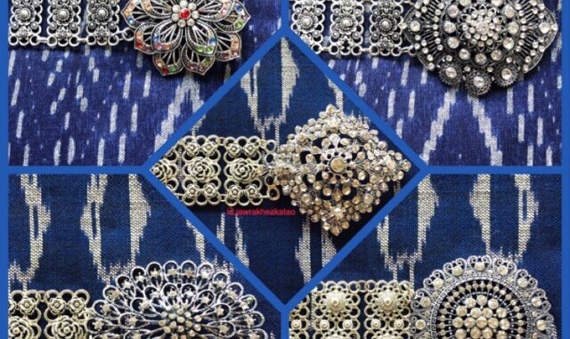 เข็มขัดเงิน เข็มขัดรมดำ (พร้อมส่ง)