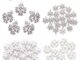 CHARMS สแตนเลสรูปใบโคลเวอร์ 304 ขนาด 13 . 5X10X0 . 6 มม . 50 ชิ้น