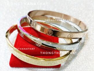 กำไลโอม กำไลพระพิฆเนศ เทพเจ้าแห่งความสำเร็จ ** หน้าเล็ก 6 mm.**