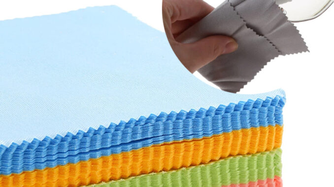 MICROFIBER ผ้าไมโครไฟเบอร์ผ้าเช็ดทําความสะอาดแว่นตา 1 ชิ้น