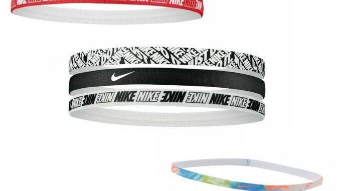 Nike ไนกี้ ผ้ารัดศีรษะ Printed Headbands 3PK (590)