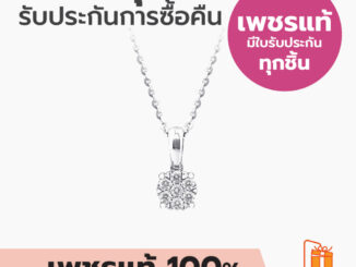 AURORA จี้เพชรพร้อมสร้อยคอ Enjoy Raining Collection