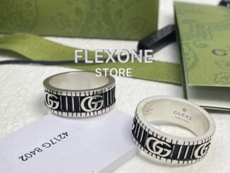 แหวน Gucci Silver Double GG Ring เงินแท้