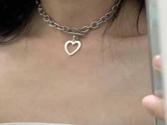 Ins สร้อยคอจี้หัวใจสไตล์ฮิปฮอป