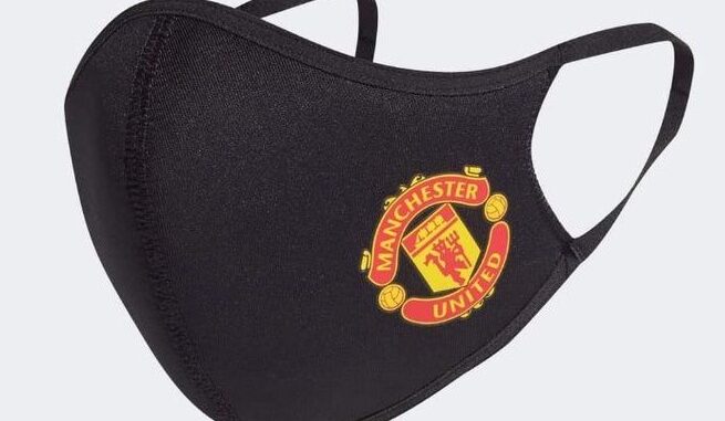 Adidas Face Cover  ลายสโมสร Manchester united  แท้ 100%