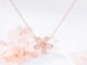 สร้อยคอเงินแท้ Pink Flower ✿ ส่งฟรี EMS !
