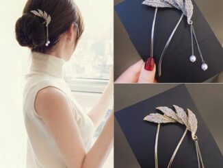 กิ๊บติดผมรูปตัว U ประดับไข่มุก Rhinestone รูปตัวยูสง่างาม