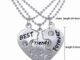 AROMA Necklace Gift Fashion Friendship 3pcs/ Set Crystle Heart Shape