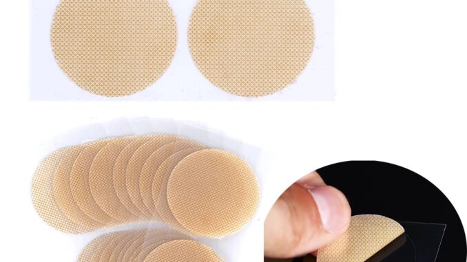 Men Disposable Thin Waterproof Invisible Nipple Adhesive Stickers / Comfortable Breathable Sweat-proof Chest Patch / Marathon Anti-friction Non-woven Fabric Nipple Cover / Men Areola Patch Breast Patch