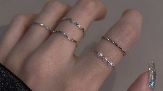 สร้อยข้อมือ สไตล์เกาหลี สําหรับผู้หญิง YUE ชุดละ 5 ชิ้น