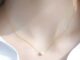 เครื่องประดับผู้หญิงสร้อยคอมุกสีเงินเรียบง่าย
