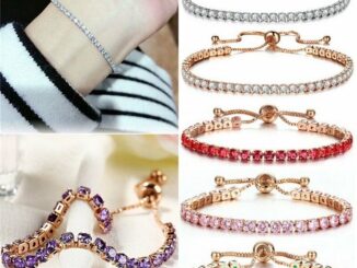 J&L สร้อยข้อมือคริสตัลประดับ Rhinestone เครื่องประดับแฟชั่นสตรี