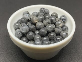 หินนำโชค ลาวิไคต์(Larvikite) ขนาด 8mm 5-10 เม็ด