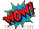 ตัวรีดติดเสื้อ ตัวรีดการ์ตูน ซุปเปอร์ฮีโร่ คำพูด WOW! Superhero Cartoon Comic Patch wop งานปัก DIY ตัวรีด อาร์มติดเสื้อ