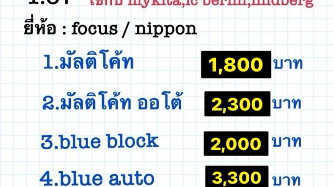 ตัดเลนส์สายตา 1.67 ย่อบาง เลนส์เหนียว เลนส์คุณภาพ ตัดเลนส์สายตา 1.67 ย่อบาง เลนส์เหนียว เลนส์คุณภาพ