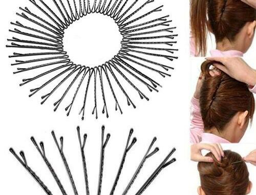 ปิ่นปักผมโลหะสีด ํา Pins Hairpins 50 ชิ้น ปิ่นปักผมโลหะสีด ํา Pins Hairpins 50 ชิ้น