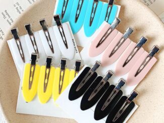 [FINE]กิ๊บติดผมไม่มีรอยต่อสําหรับจัดแต่งทรงผม Bb Barrette 4 ชิ้น