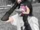 Harajuku Punk Black Spider Web Gloves Cosplay Women Half Finger Length Sleeve Gothic Fingerless Lace Mesh Mittens Streetwear