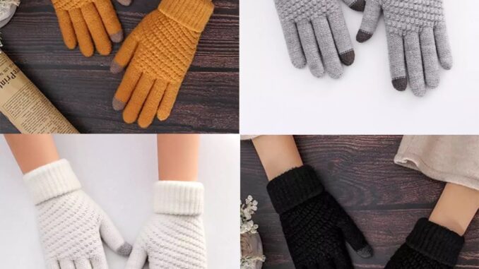 01H ถุงมือกันหนาว ทัชสกรีนได้ คุณภาพดี ให้ความอบอุ่น สินค้าพร้อมส่ง