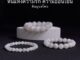 Moonstone หินมูนสโตน เกรดพรีเมี่ยม เลือกขนาดเม็ดหินได้ (6-12 มม.) สร้อยข้อมือหินแท้ by siamonlineshop