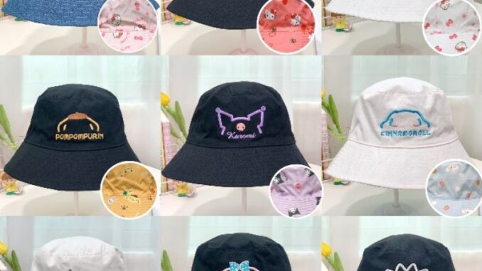 พร้อมส่งในไทย⭐หมวกบักเก็ต ใส่ได้ 2 ด้าน