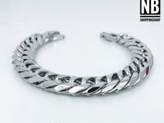 S-264 สร้อยข้อมือสแตนเลสแท้ ขนาดกว้าง13mm สร้อยข้อมือสแตนเลส งานเกรดพรีเมี่ยมตะขอเข้ารูป ไม่ลอกไม่ดำ ใส่อาบน้ำได้