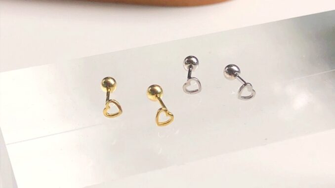 (กรอกโค้ด YAQ6E ลด 60.-) earika.earrings - tiny heart piercing จิวหูเงินแท้หัวใจ (ราคาต่อชิ้น) เหมาะสำหรับคนแพ้ง่าย (กรอกโค้ด YAQ6E ลด 60.-) earika.earrings - tiny heart piercing จิวหูเงินแท้หัวใจ (ราคาต่อชิ้น) เหมาะสำหรับคนแพ้ง่าย