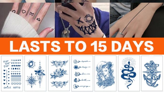 【COCO Magic tattoo】สติกเกอร์รอยสักชั่วคราว กึ่งถาวร กันน้ํา ติดทนนาน 15 วัน 18 ซม.*11 ซม.