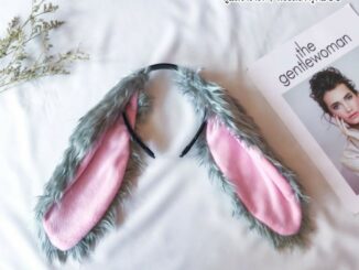 ที่คาดผมหูกระต่ายหูตก ขนยาว [พร้อมส่ง] มีหลายสี ปรับระดับได้