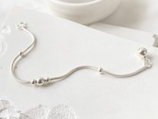 Yourdays/Silver bracelet/สร้อยข้อมือเงินแท้/สร้อยข้อมือกระดูกงู