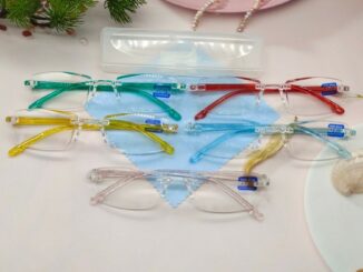 แว่นสายตายาว+กรองแสงสีฟ้า ค่าสายตา+ 1.00/+3.00 ทรงเหลื่ยม ขาสปริงN. 2991LH
