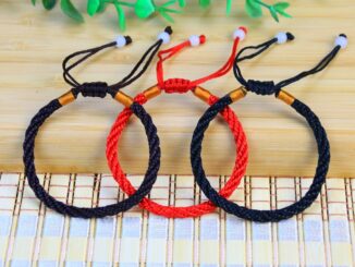คนรักสมบัติสร้อยข้อมือเชือกถักสีแดงวันหยุดเหตุการณ์สร้อยข้อมือของขวัญปีใหม่สตริงมือเครื่องประดับโอนสายสีแดง