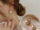 Retro Fashion Pearl Earrings Basic Pearl Ball Drop Earrings Simple Piercing Earrings(A10-04-11)