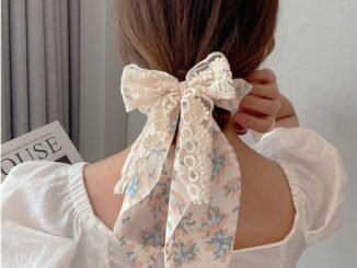 พร้อมส่ง N-08 โดนัทรัดผมหางริ้บบิ้นวินเทจ โดนัทรัดผมพิมพ์ลาย ยางรัดผมแฟชั่นสำหรับผู้หญิง โบว์รัดผมเกาหลี