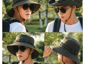 พร้อมส่ง หมวกบักเก็ตเดินป่ามีสายคล้อง (Bucket hat) หมวกเดินป่า มีสาย หมวกบักเก็ตเดินป่า