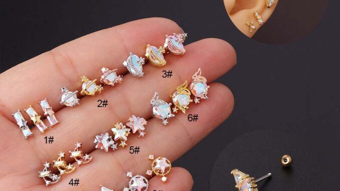อุปกรณ์เครื่องมือสแตนเลส 20Gauge Star Moon สําหรับใช้ในการเจาะรูปทรงดวงจันทร์ 20Gauge 1ชิ้น