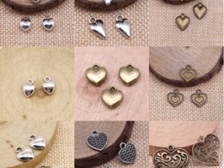 จี้รูปหัวใจ สําหรับทําเครื่องประดับ โทรศัพท์ Diy