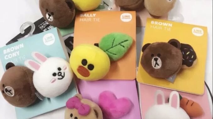 ยางรัดผม ยางมัดผม Line Friends Cony Bronw Choco ไลน์เฟรน บราว โคนี่