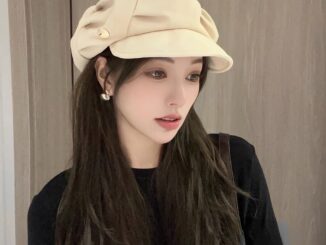 หมวกเบเร่ต์ลําลอง แต่งจับจีบ ทรงแปดเหลี่ยม ขนาดเล็ก สไตล์เกาหลี สําหรับผู้หญิง 2023