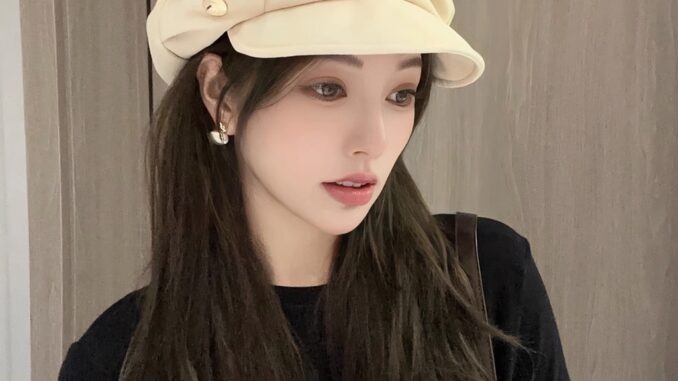 หมวกเบเร่ต์ลําลอง แต่งจับจีบ ทรงแปดเหลี่ยม ขนาดเล็ก สไตล์เกาหลี สําหรับผู้หญิง 2023 หมวกเบเร่ต์ลําลอง แต่งจับจีบ ทรงแปดเหลี่ยม ขนาดเล็ก สไตล์เกาหลี สําหรับผู้หญิง 2023