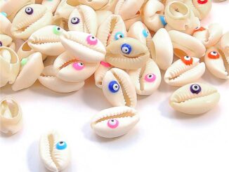 ลูกปัดเปลือกหอย สําหรับทําเครื่องประดับ DIY 10 ชิ้น