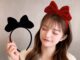 โบว์ผ้ากำมะหยี่โบว์เหมือนแม่มดน้อยkiki-(พร้อมส่ง❤️)