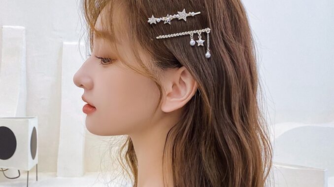 กิ๊บติดผมหน้าม้า ประดับมุก ดาวห้าแฉก วิบวับ เครื่องประดับผม สไตล์เกาหลี สําหรับผู้หญิง กิ๊บติดผมหน้าม้า ประดับมุก ดาวห้าแฉก วิบวับ เครื่องประดับผม สไตล์เกาหลี สําหรับผู้หญิง
